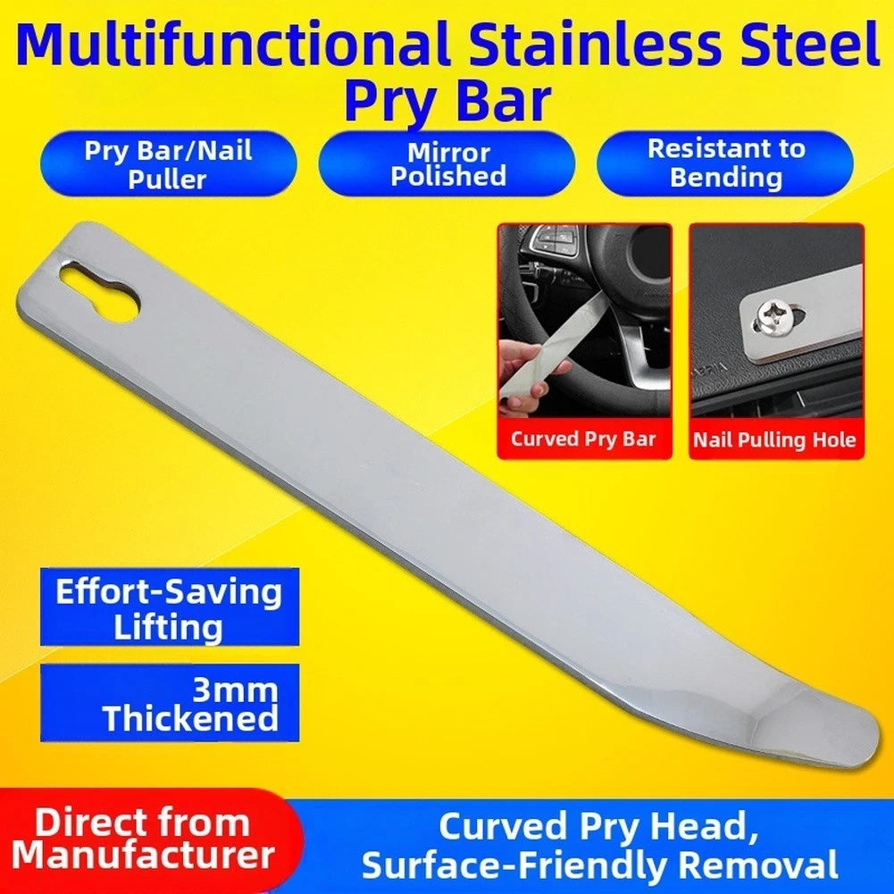 Stainless Steel Door Panel Pry Bar Tool for Easy Removal