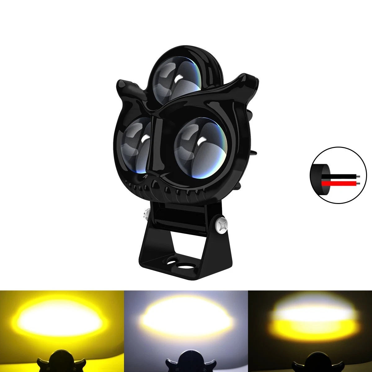 LED Headlight Spotlight for Motorcycle (2010–2023)