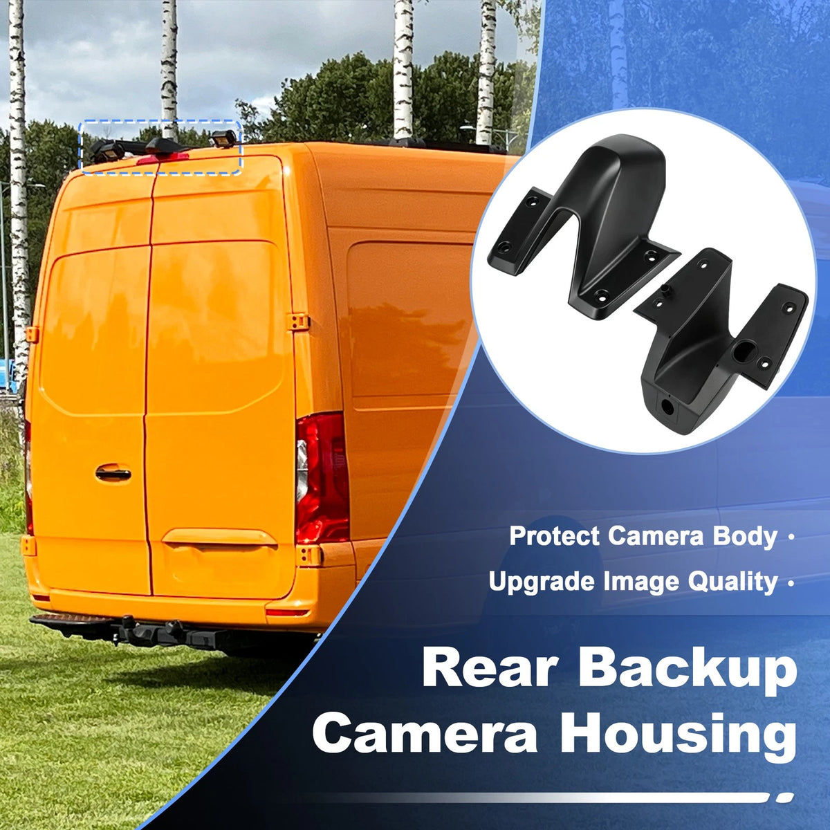 Rear Camera Housing Replacement for Mercedes-Benz Sprinter 1500 2500 3500 (2019–2020)