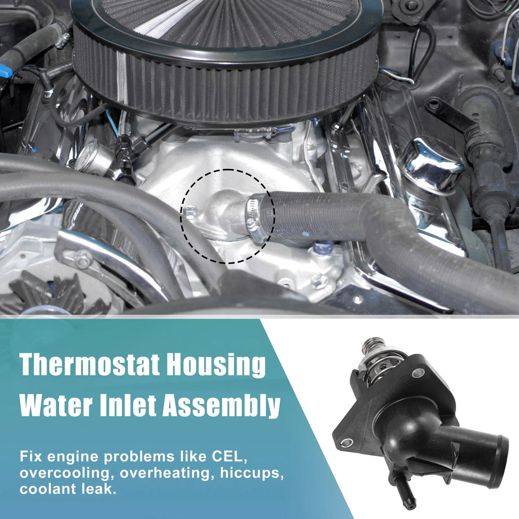 Thermostat Housing Assembly Replacement for Cadillac Chevrolet GMC (2010–2019)