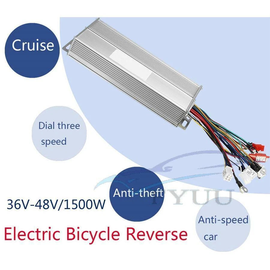 1500W Electric Bike Motor Controller for 36-48V (2015–2023)