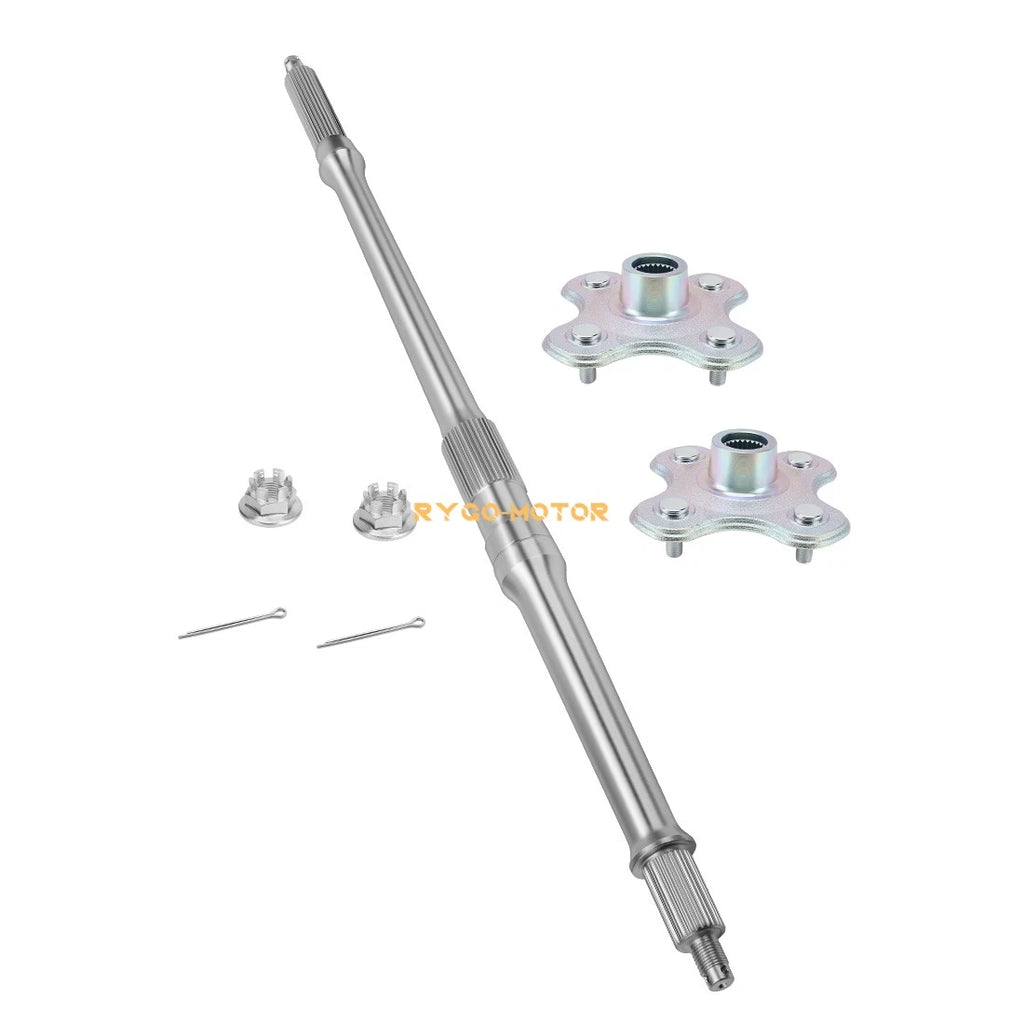 Rear Axle Shaft & Wheel Hubs for Yamaha ATV (5ND-F5381-01-00, 5ND-F5383-11-00)