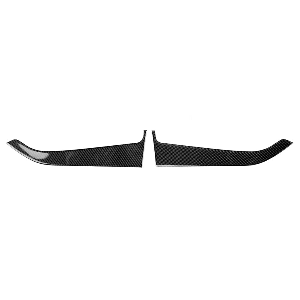 2X Carbon Fiber Interior Door Panel Cover for Ford Mustang (2015–2023)