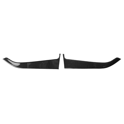 2X Carbon Fiber Interior Door Panel Cover for Ford Mustang (2015–2023)