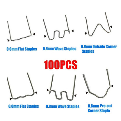 100Pcs Hot Stapler Staples Kit for Plastic Welder Car Bumper
