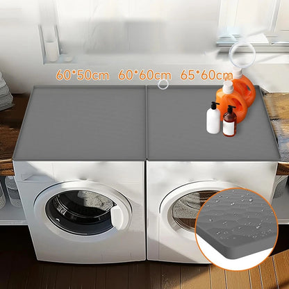 Non-Slip Rubber Top Mat for Top Load Washer Dryer