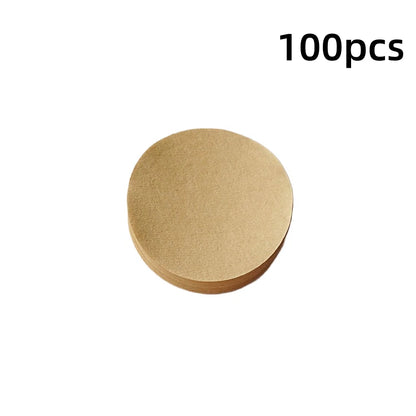 100 pcs Coffee Filter Paper for 51mm 53mm 54mm 58mm Drip Brewers