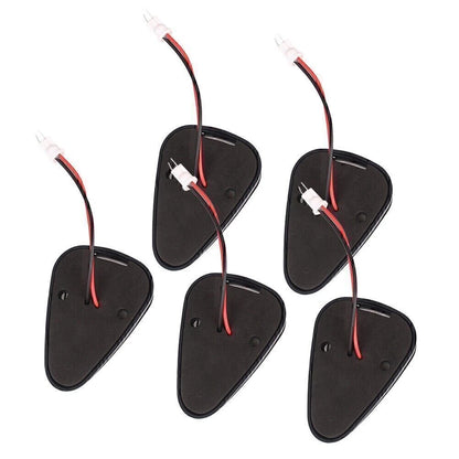 Set of 5 Cab Marker Roof Top Running Light Covers for Ford E-150 E-250 (1999–2016)