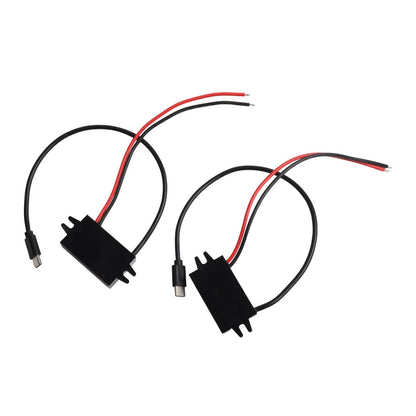 USB C Power Converter for 12V/24V DC Input to 5V Output Max 3A