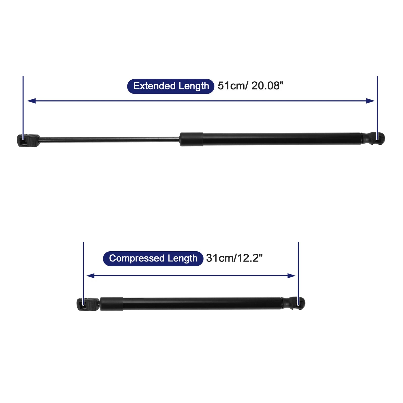 Tailgate Lift Support Struts Gas Spring No. 8Z0827552A for Audi A2 (2000–2005)