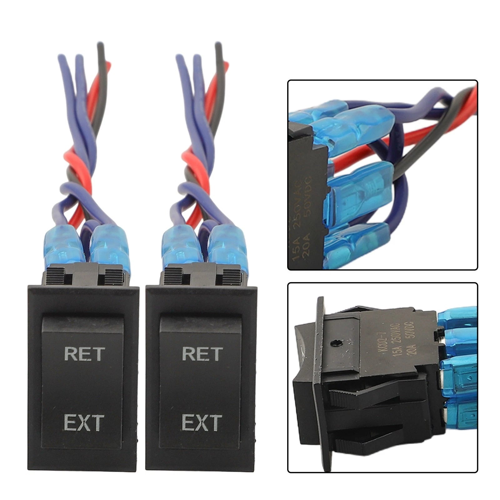 6 Pin Momentary Rocker Switch for RV Power Reverse Polarity Control