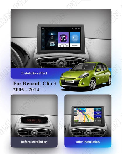 9'' Android 11 Stereo Radio GPS Navi Head Unit for Renault Clio 3 (2005–2014)