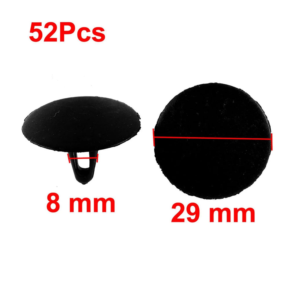 52Pcs Bonnet Insulation Clip Panel Fastener Replacement for Toyota (2005–2015)