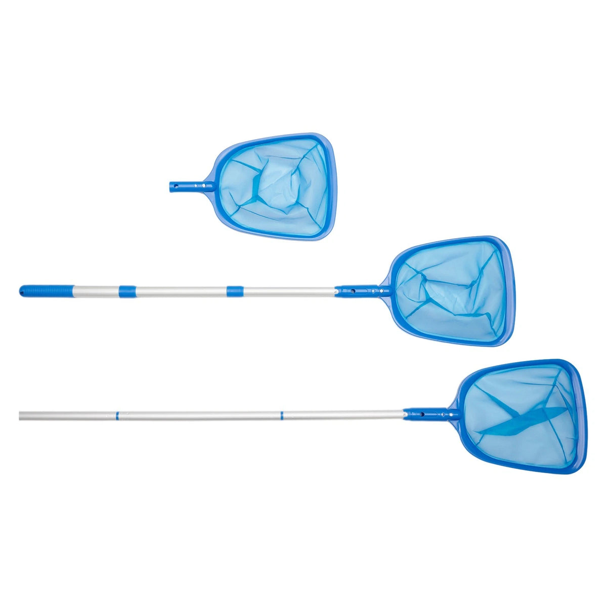 27/43cm Blue Swimming Pool Skimmer Leaf Net for Cleaning Debris Removal