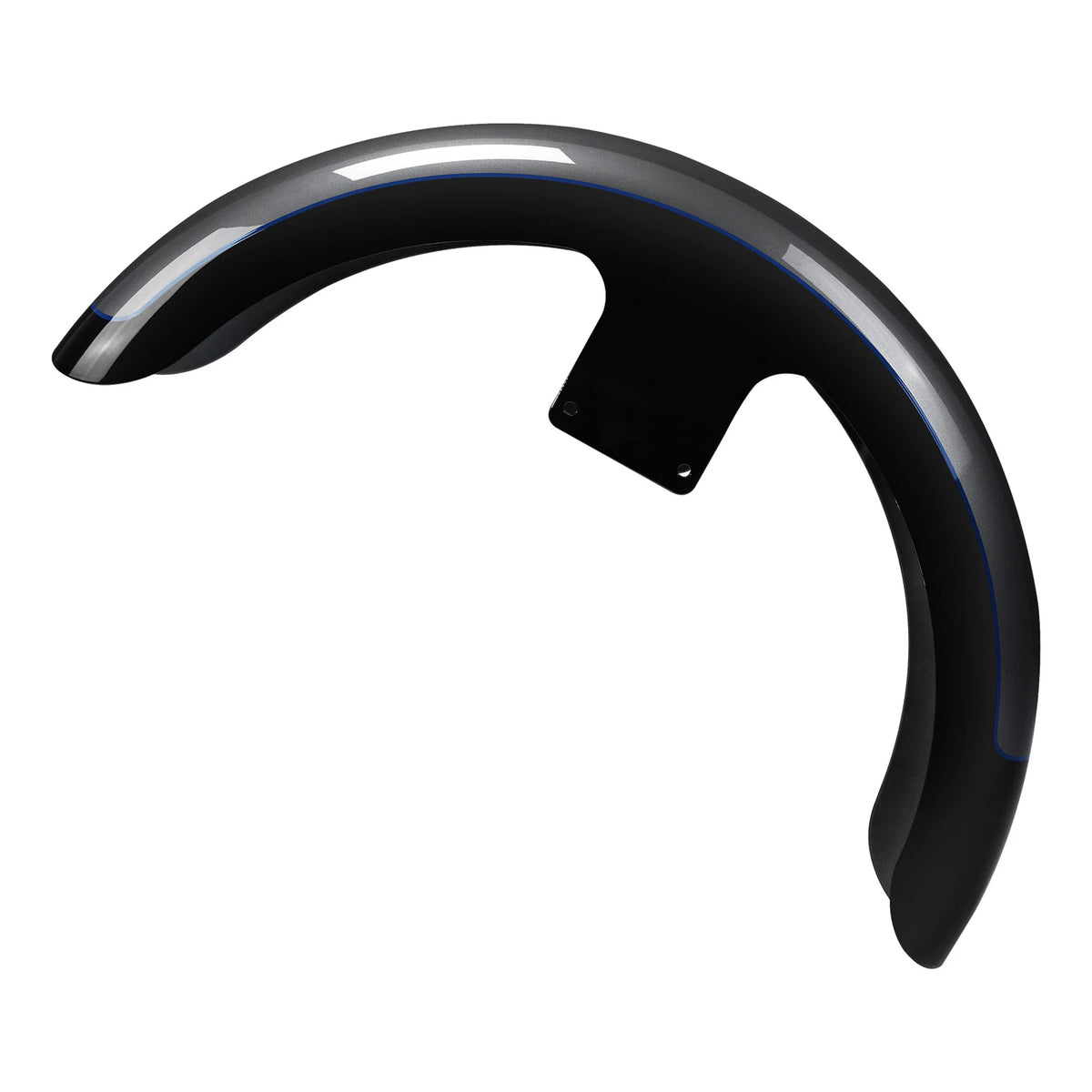 21" Front Fender for Harley Touring (2014–2023) Gauntlet Gray Metallic / Vivid Black