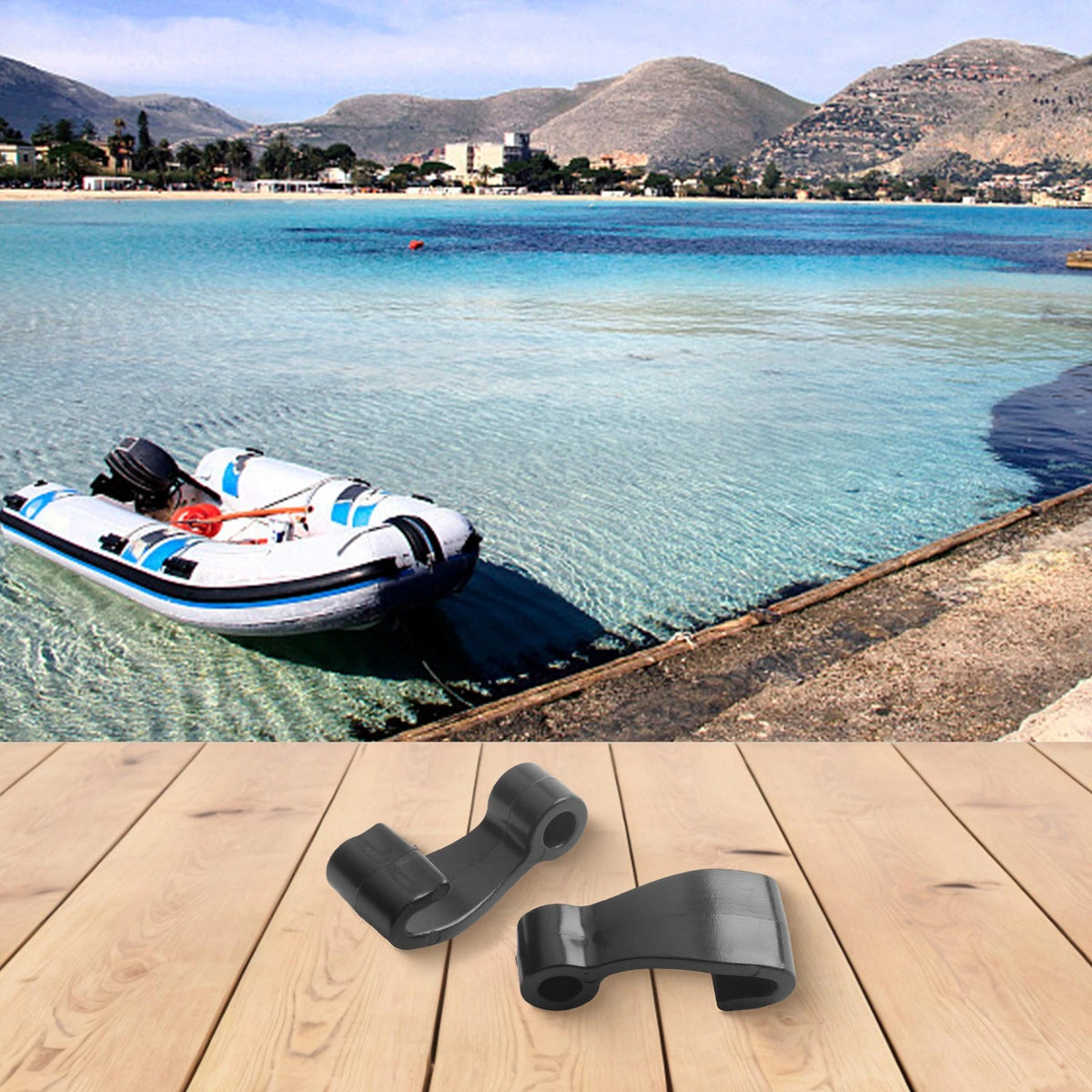 Tarp Hook Rope Clips for Inflatable Boat (2010–2023)