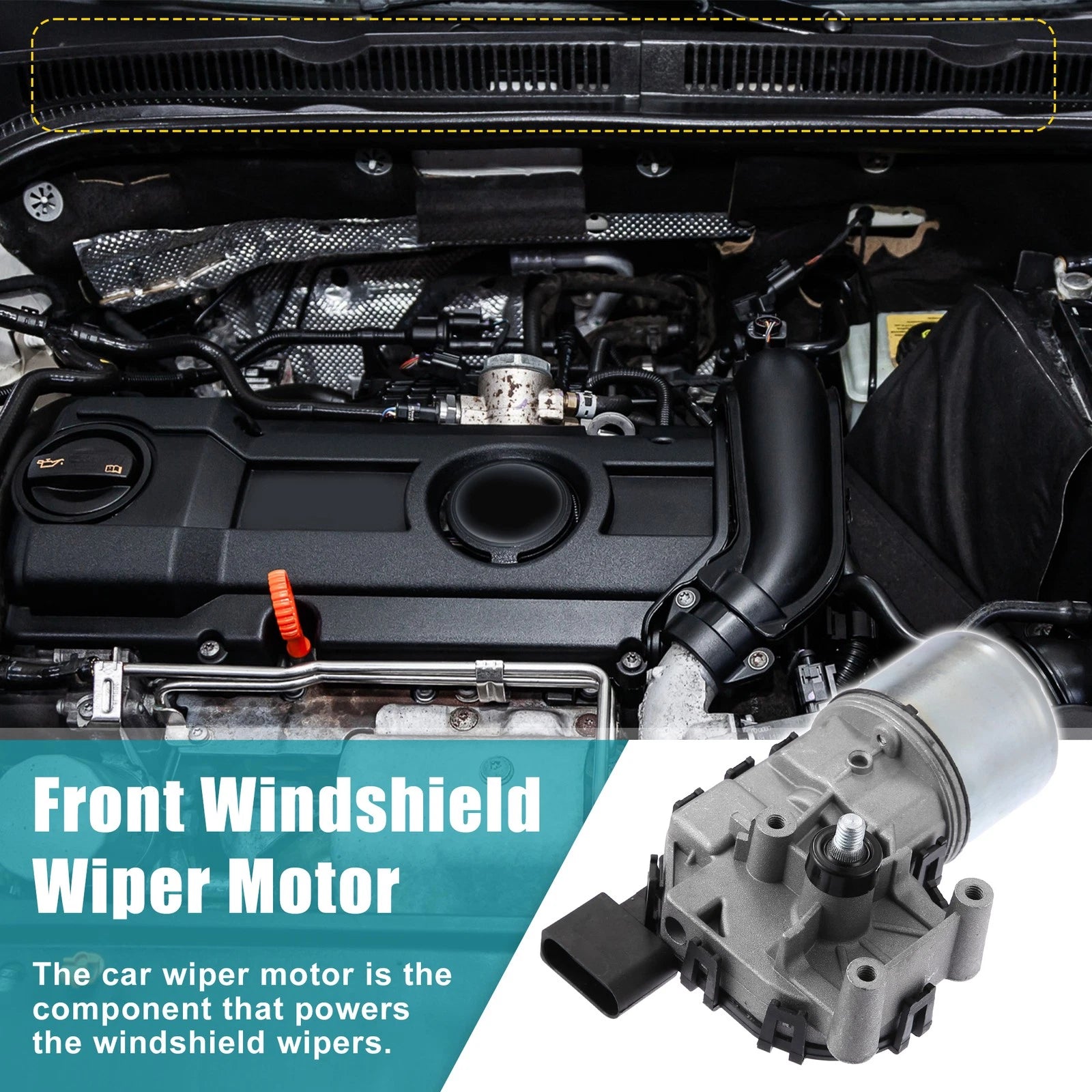 Windshield Wiper Motor Replacement for Volkswagen Jetta (2011–2015)