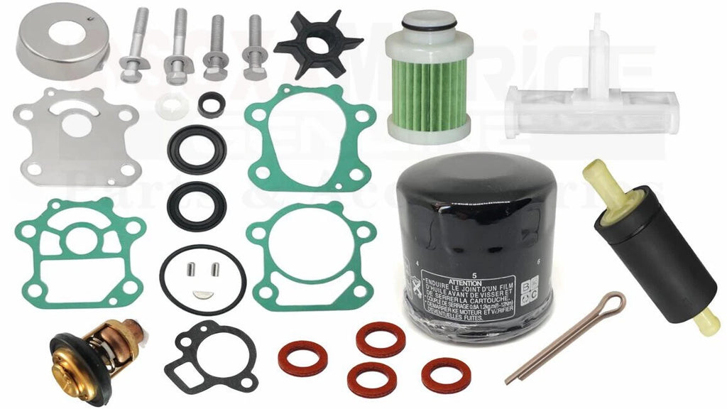 Outboard Maintenance Kit for Yamaha F70A (2010–2023) - Thermostat, Oil, Fuel Filter