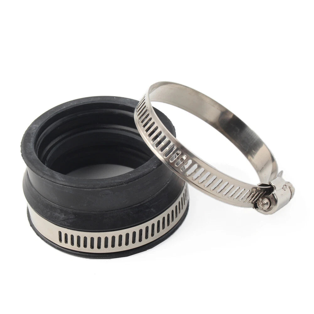 Rubber Carburetor Boot Flange W/Clamps for Can-Am Bombardier DS 650 (2000–2007)