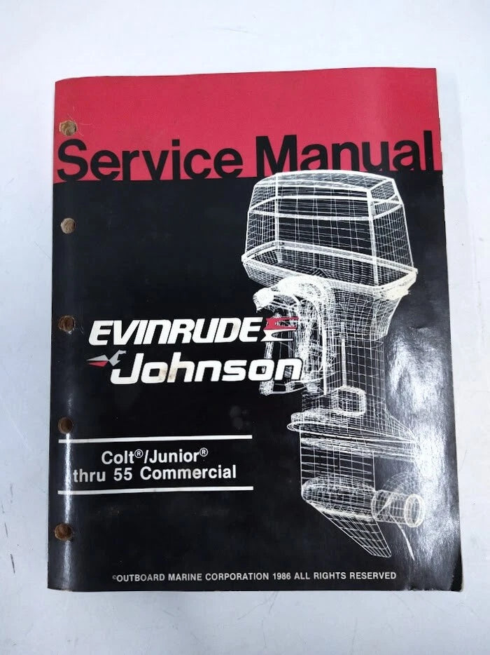 Evinrude Johnson 507546 Service Manual for Colt/Junior (Thru 55)