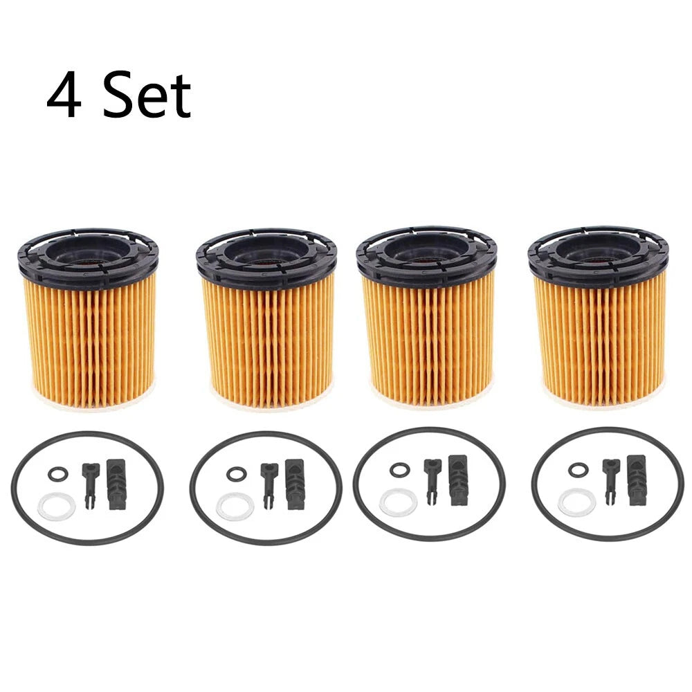 Set of 4 Engine Oil Filters 26350-2M000 for Hyundai Elantra, Kia Sorento, Rio (1.6L)
