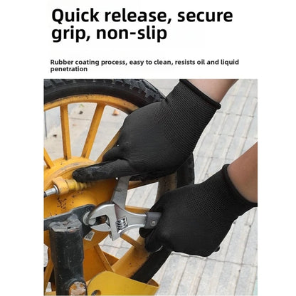 Waterproof Nitrile Coated Work Gloves for Oil Resistant Tasks