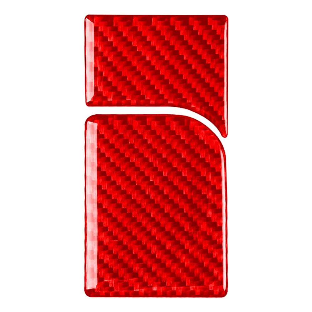 Carbon Fiber Red Steering Wheel Cover for Volkswagen Passat B5 (2001–2005)