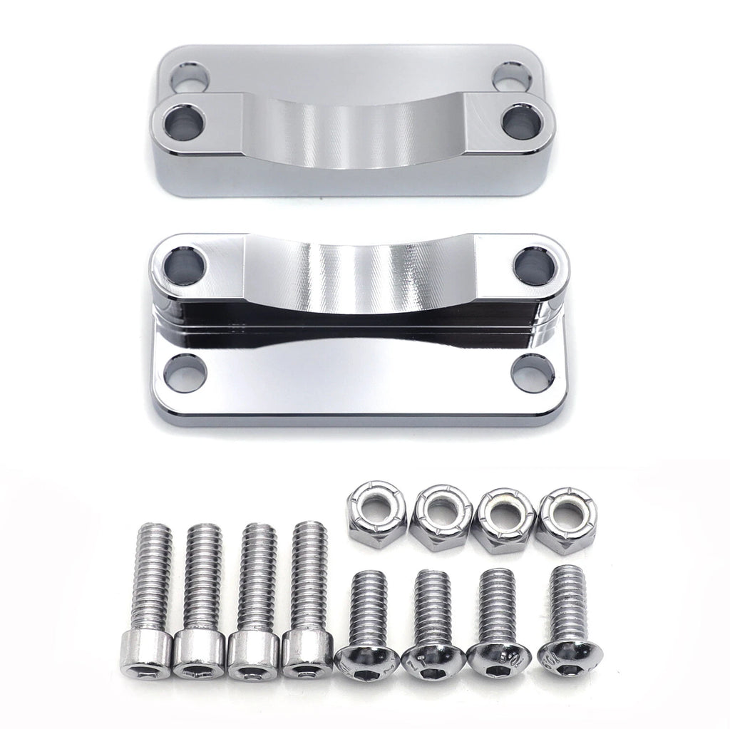 Chrome Front Fender Relocator Kit for Harley Touring FLHT FLHR (2003–2013)