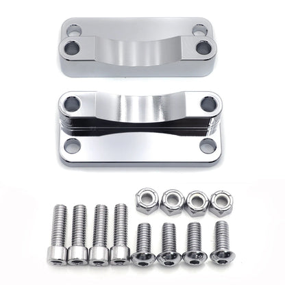 Chrome Front Fender Relocator Kit for Harley Touring FLHT FLHR (2003–2013)