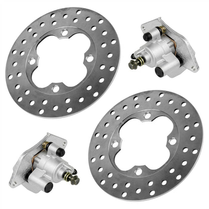 Front Brake Disc Rotor Caliper Replacement Kit for Honda Rancher 420 (2009–2013)