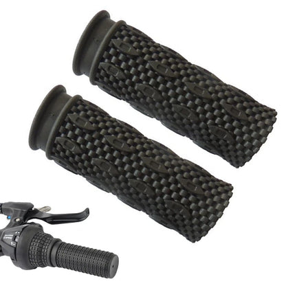 2X 85mm Rubber Grip Handlebar Grips for Bicycle