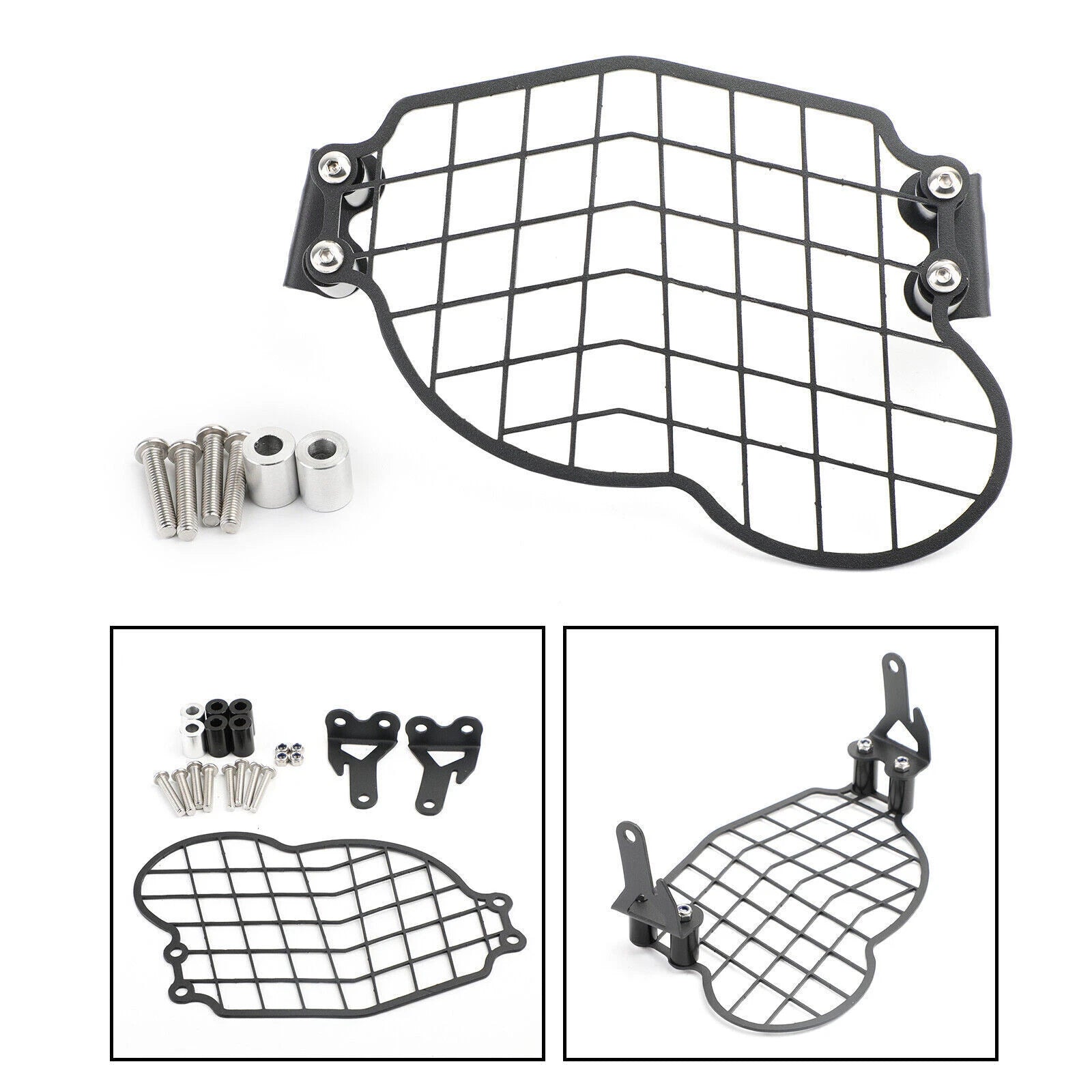 Stainless Steel Headlight Guard Grill Protector for BMW G650GS Sertao (2011–2017) T9
