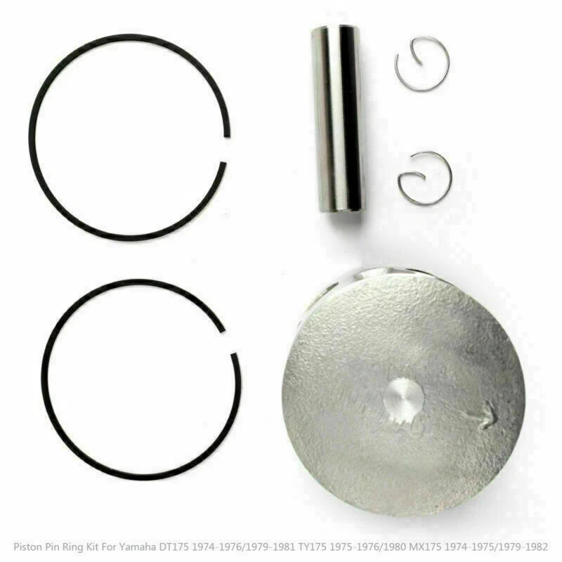 Piston STD 66mm x 69.5mm Rings for Yamaha DT175 (1974–1981) NO.2N5-11610-00