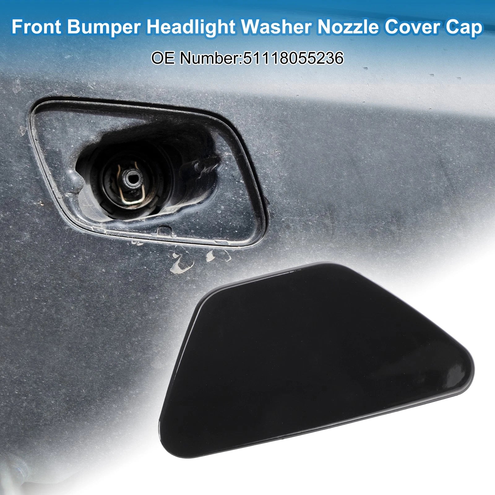 Front Right Headlight Washer Nozzle Cover Cap for BMW M5 (2018–2024)