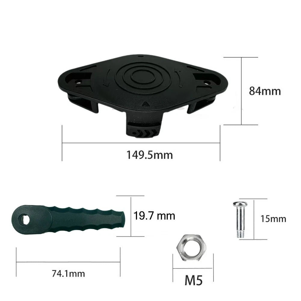 Lawn Mower Blade Holder Replacement Kit for Bosch 18260