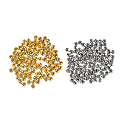 Heads Beads for Fly Tying - Gold & Silver