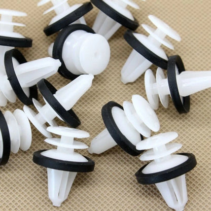 10pcs Set of W713297-S300 Plastic Panel Clips for Ford