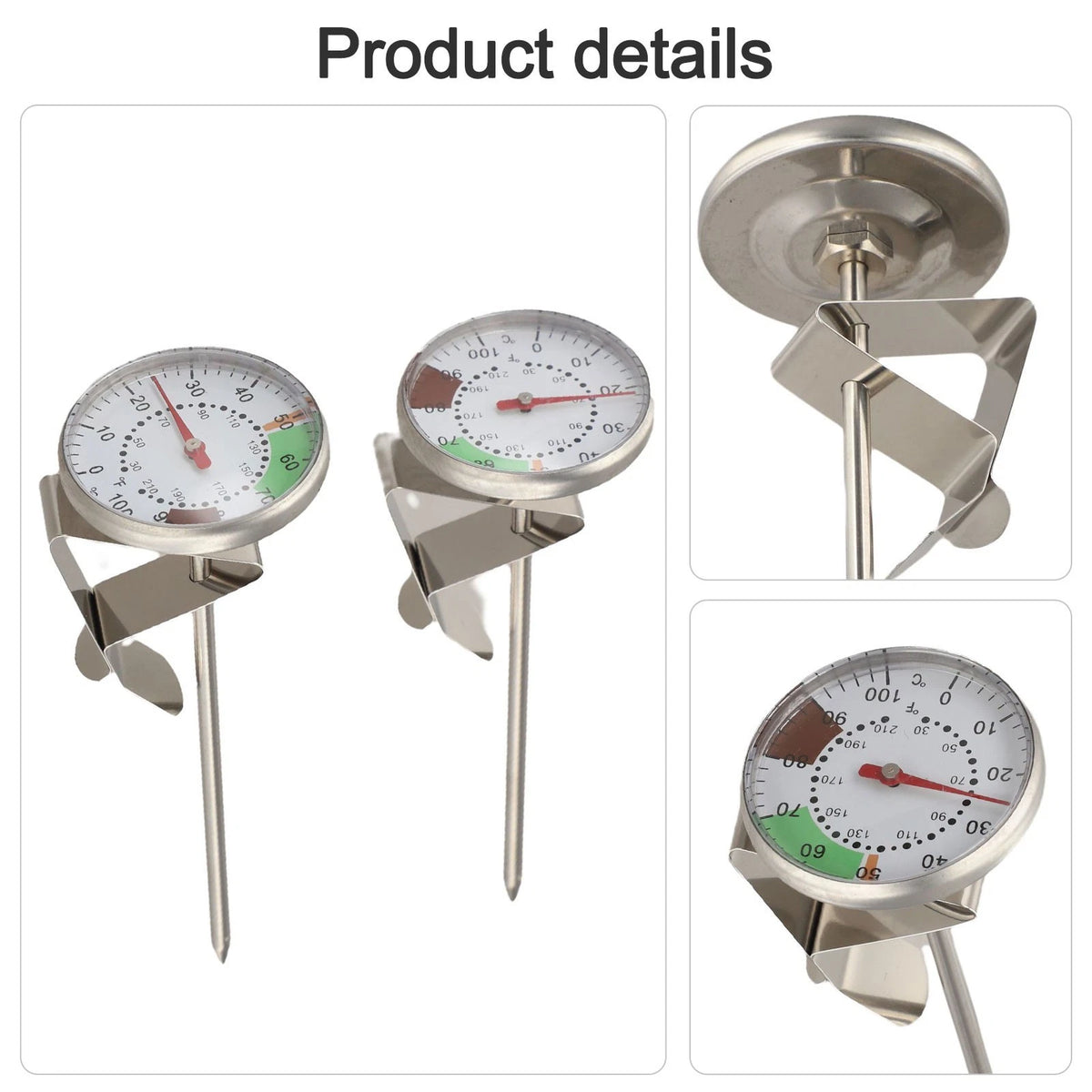 2X Milk Frothing Thermometer for Coffee and Chocolate