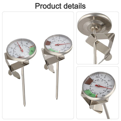 2X Milk Frothing Thermometer for Coffee and Chocolate