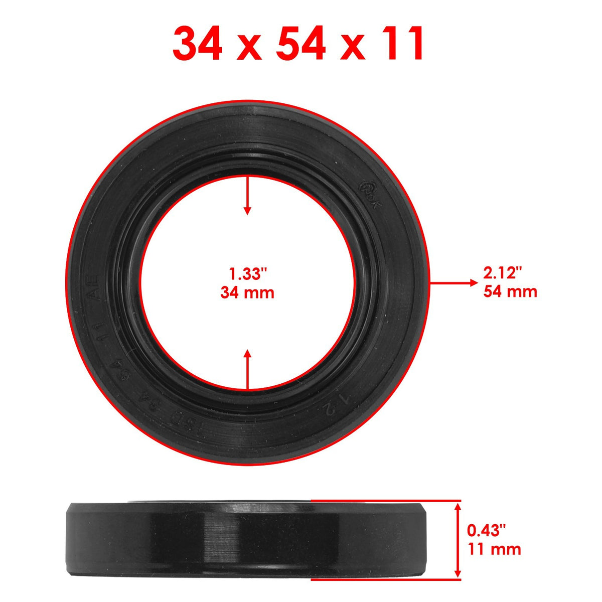 Cylinder Head Cover Oil Seal Replacement for John Deere Mower (1990–2000)