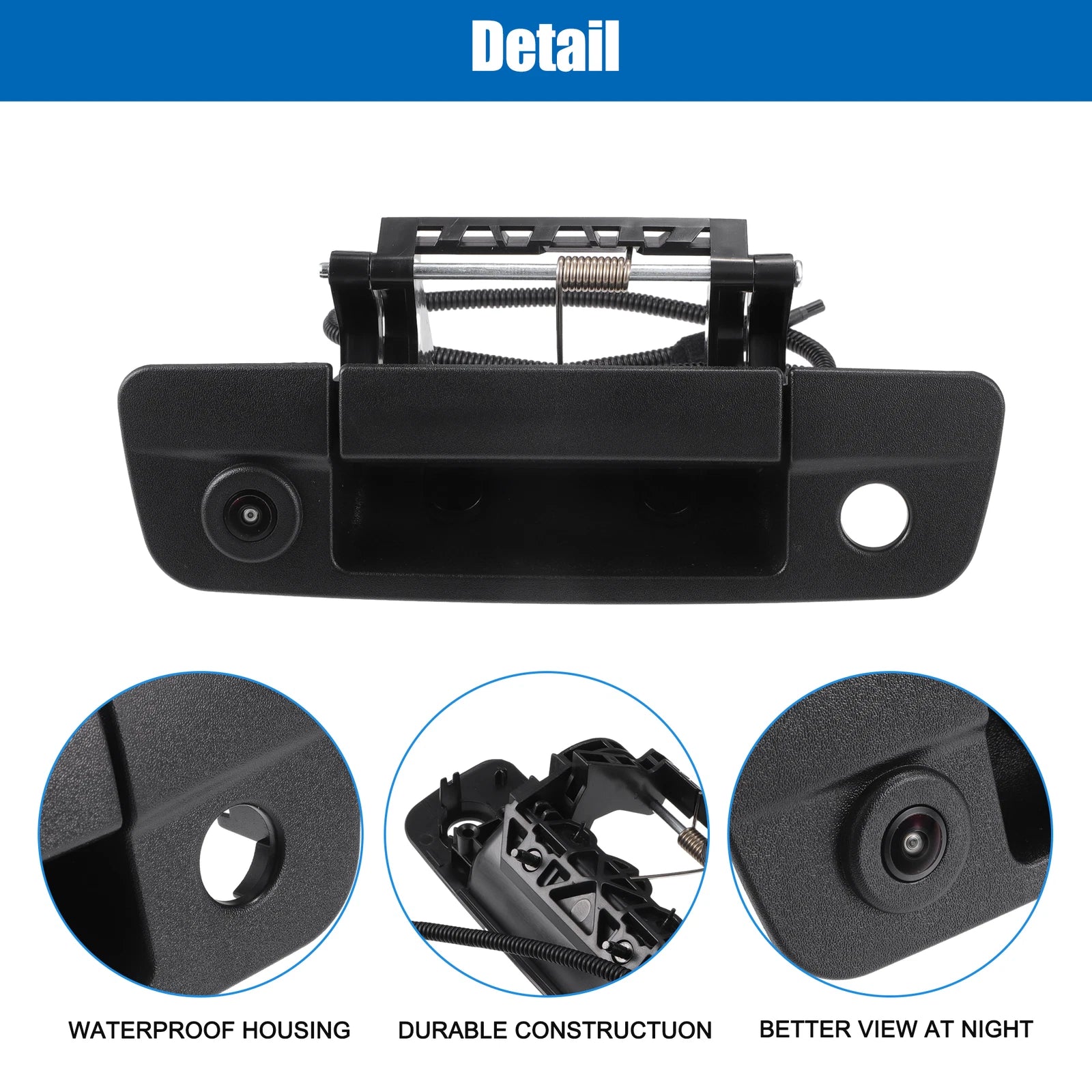 Rear View Backup Reverse Camera No. 68044904AG for Dodge Ram 1500 (2010–2017)