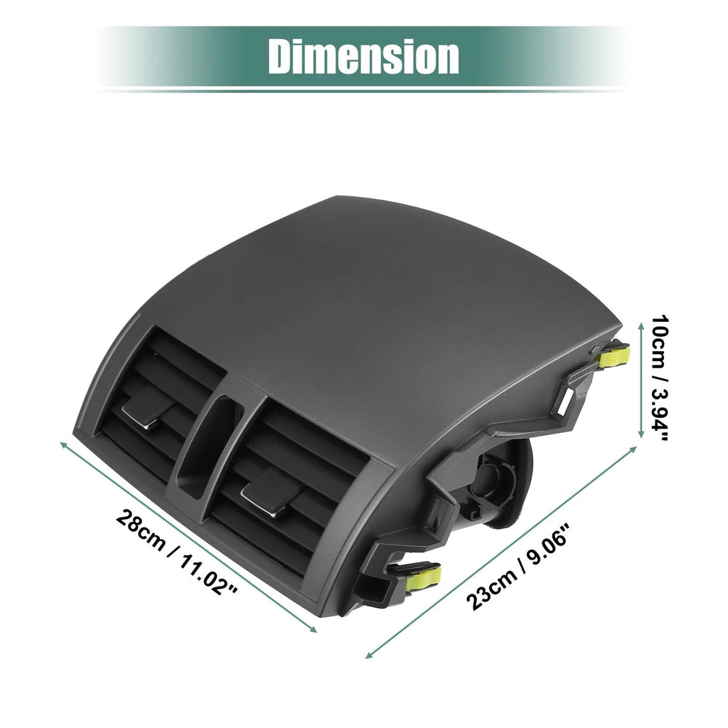 Center Dash A C Air Vent Outlet Panel Replacement for Toyota Corolla (2008–2013)