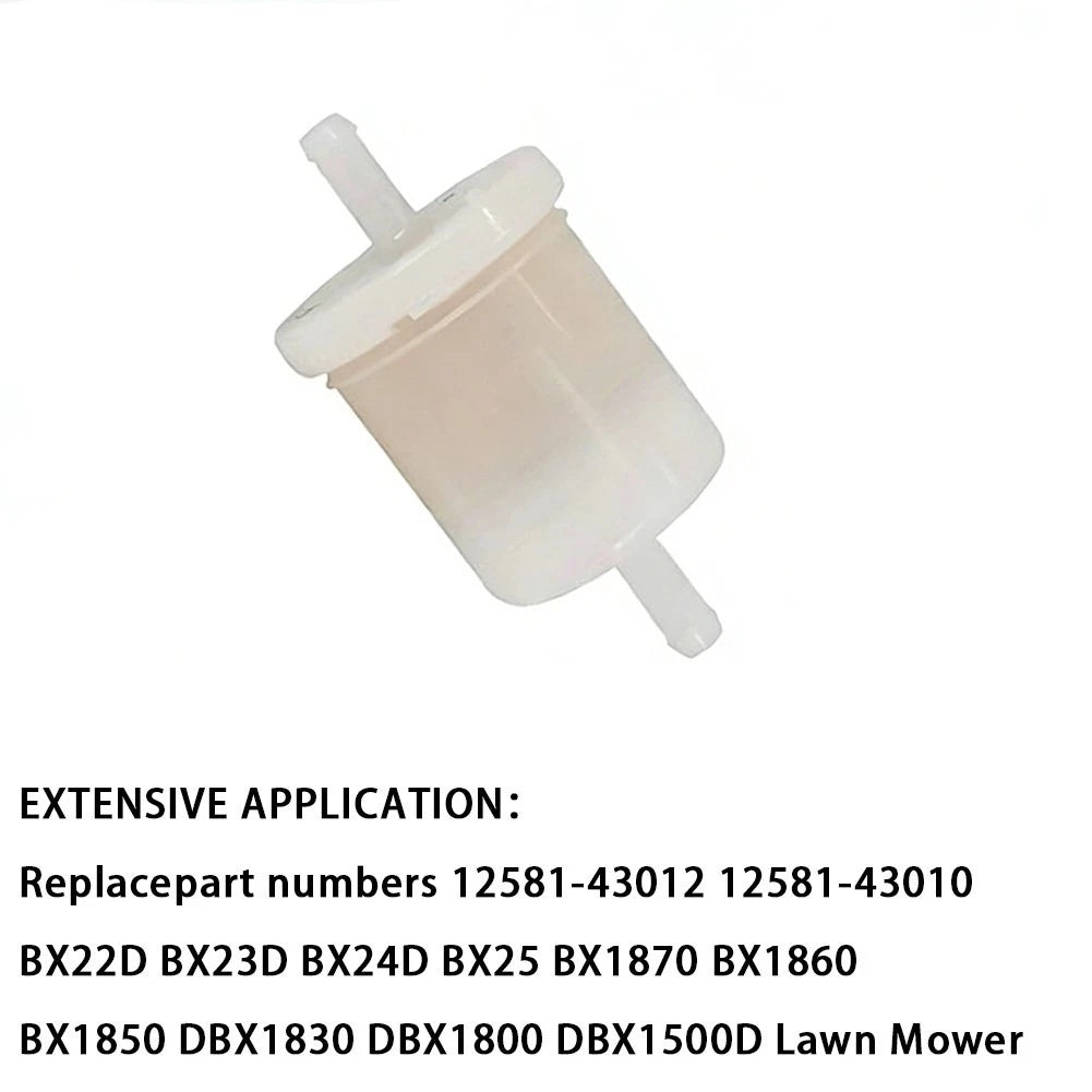 Inline Fuel Filter for Kubota BX Series Diesel Engines (BX24 BX25 BX2230)