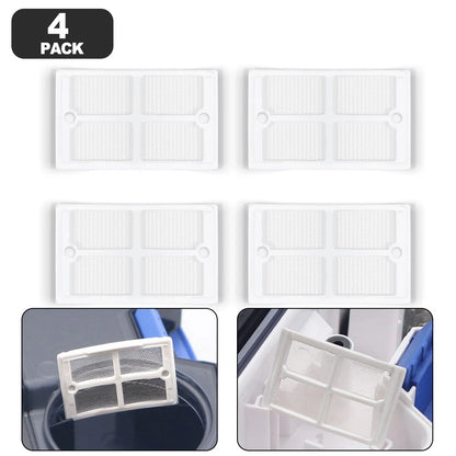 Set of 4 Replacement HEPA Filters for ECOVACS X8 T80 Vacuum