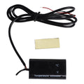 DC12V Digital Temperature and Voltage Meter Dual Display LED 0-28 Inch