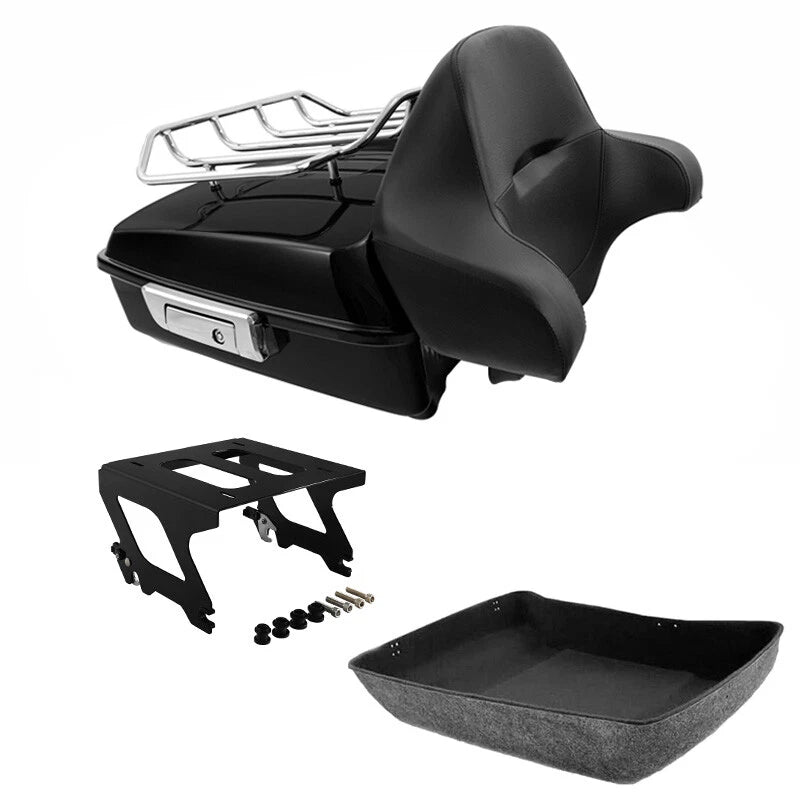 Chopped Trunk Backrest Rack for Harley Sport Glide (2018–2025)