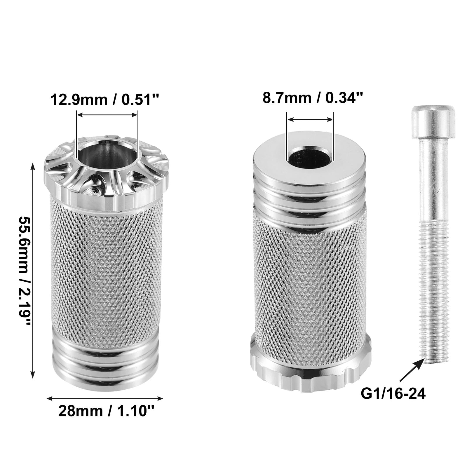 2pcs Shifter Peg Shift Lever CNC for Harley Davidson Dyna Chrome