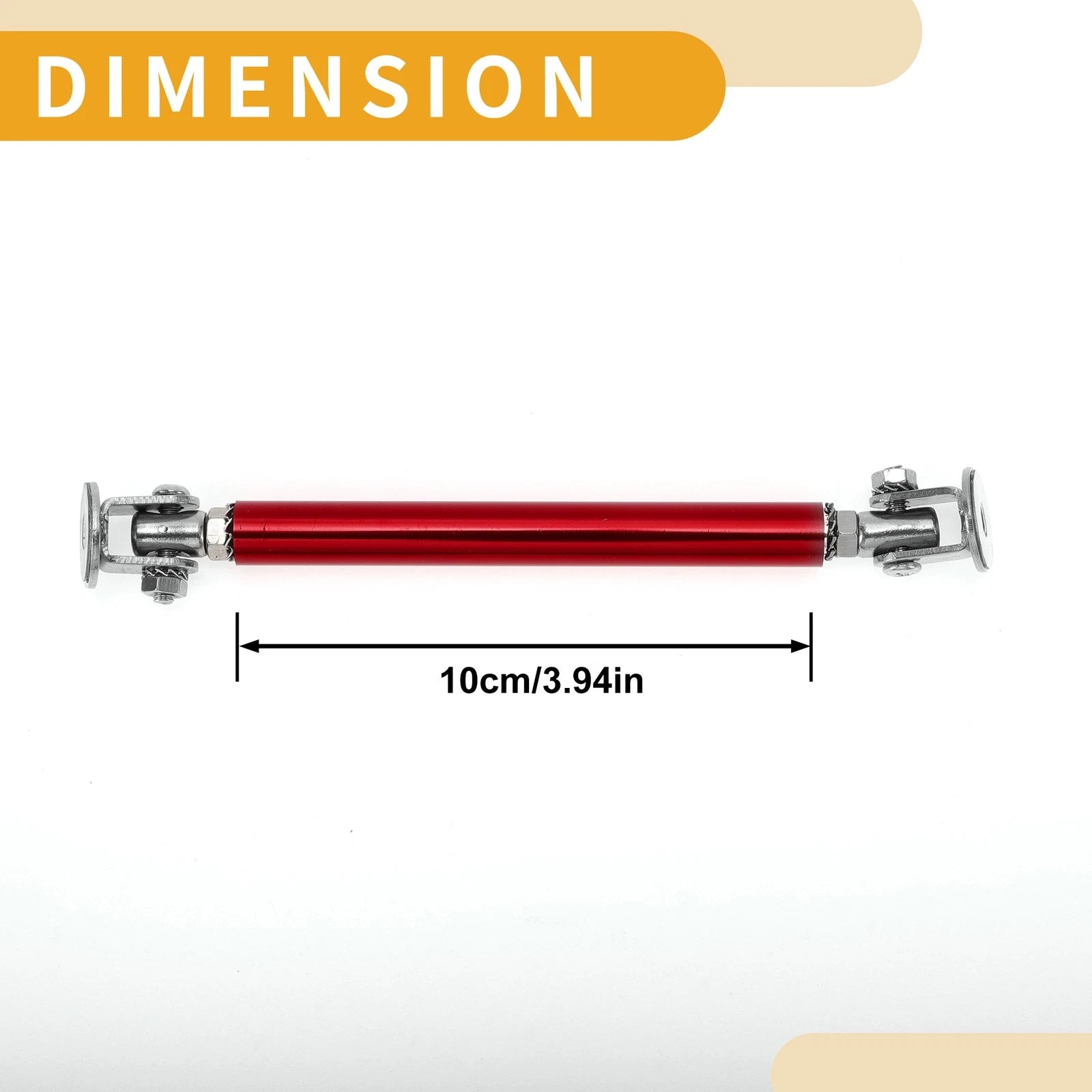 2X Adjustable Front Bumper Lip Splitter Strut for