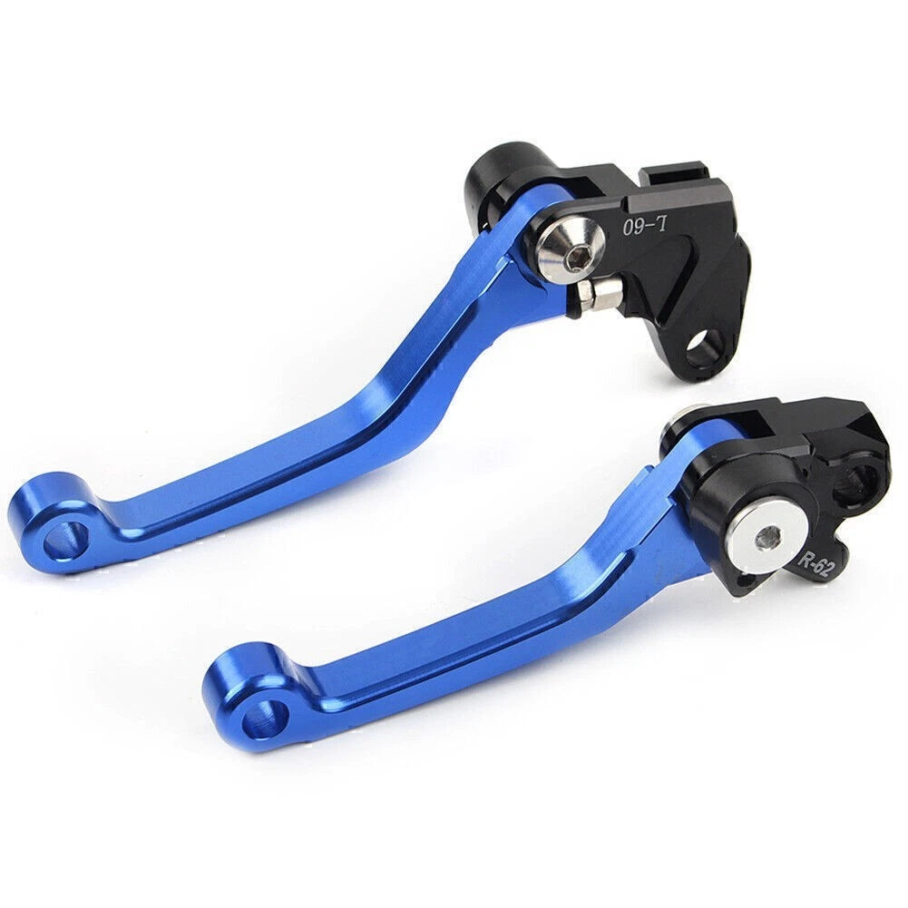 Pivot Brake Clutch Levers for Suzuki RM125 RM250 RM85 (2000–2023) - Blue