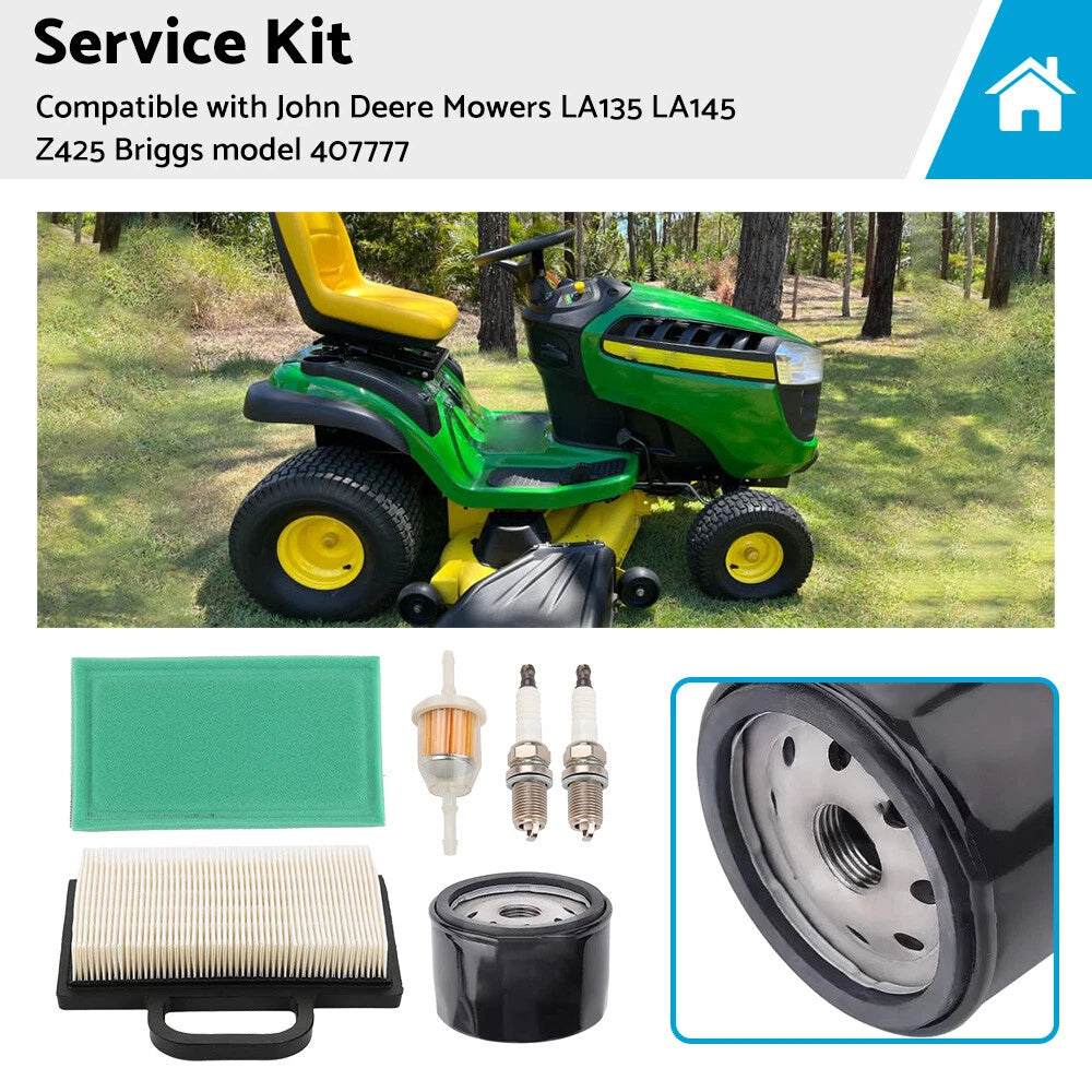 Service Kit for John Deere LA135 LA145 Z425 (Briggs 407777)